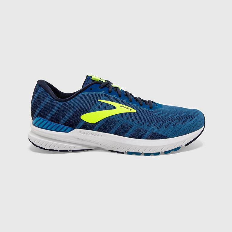 Tenis Brooks Ravenna 10 - Zapatillas Para Correr En Asfalto Hombre - Azules (QGMV-92760)